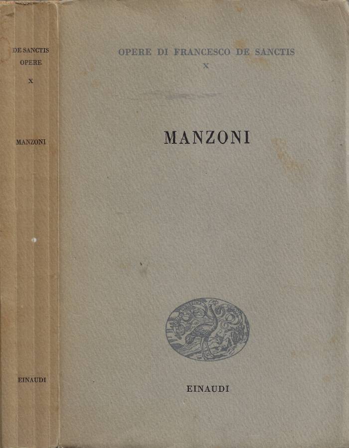 Manzoni (A Cura di Carlo Muscetta e Dario Puccini)