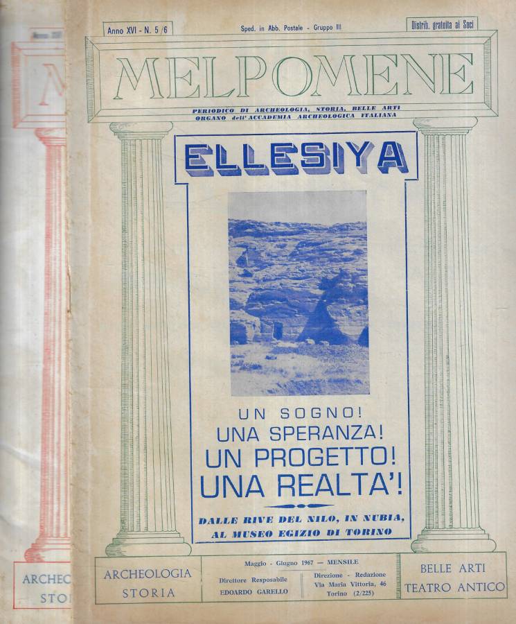Melpomene n. 5/6-7/8/9 Anno 1967