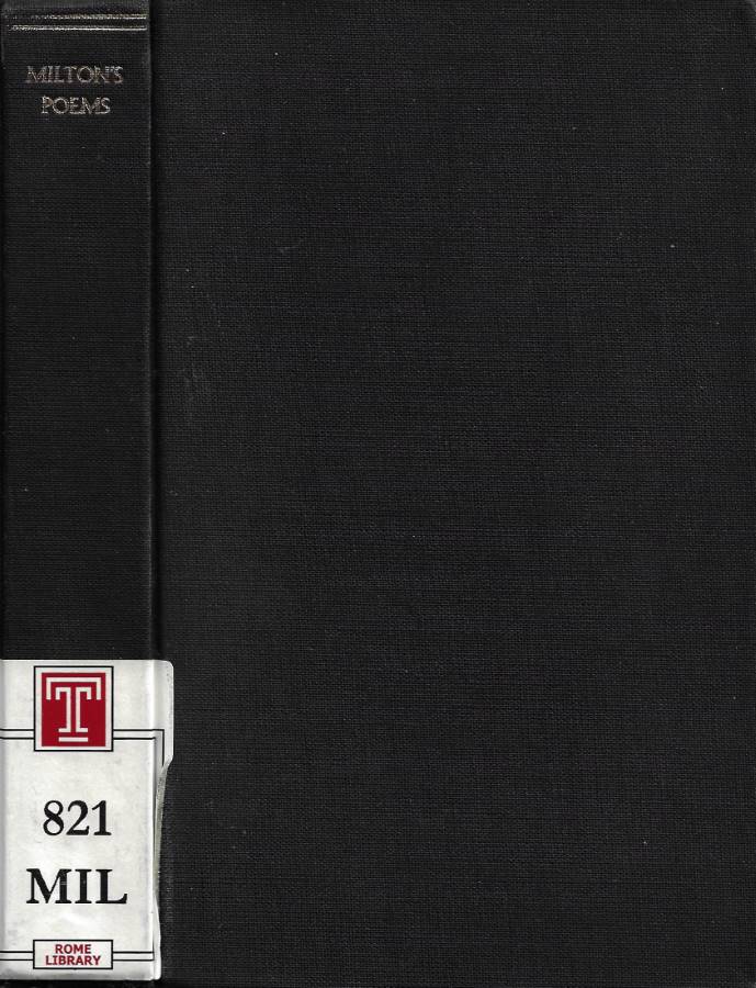 Milton's Poems