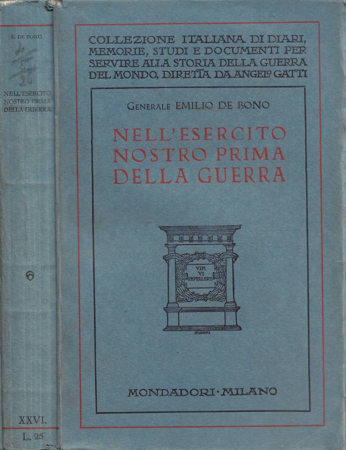 Nell'Esercito Nostro Prima della Guerra