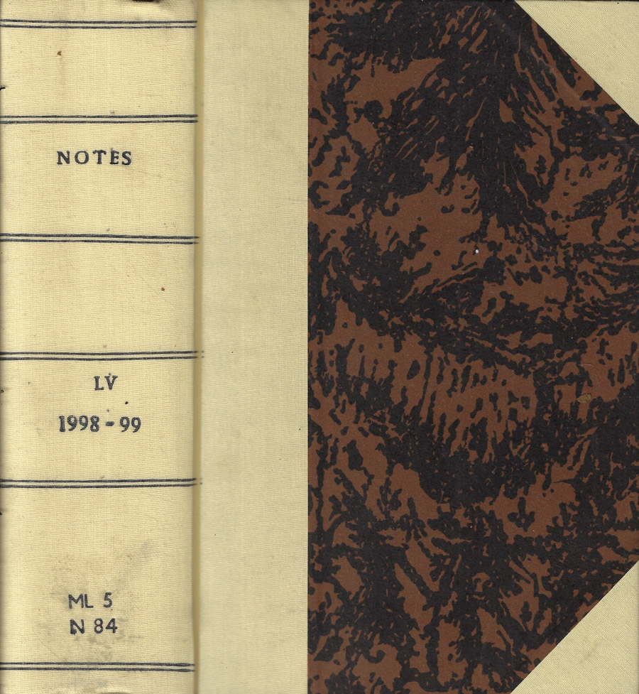 Notes Anno 1998-1999