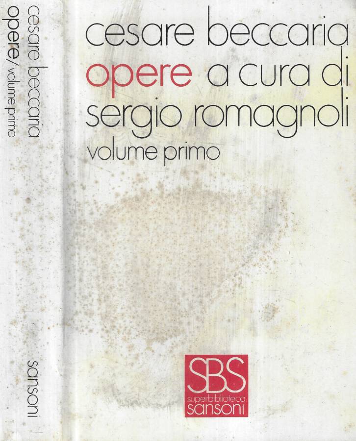 Opere Vol. I