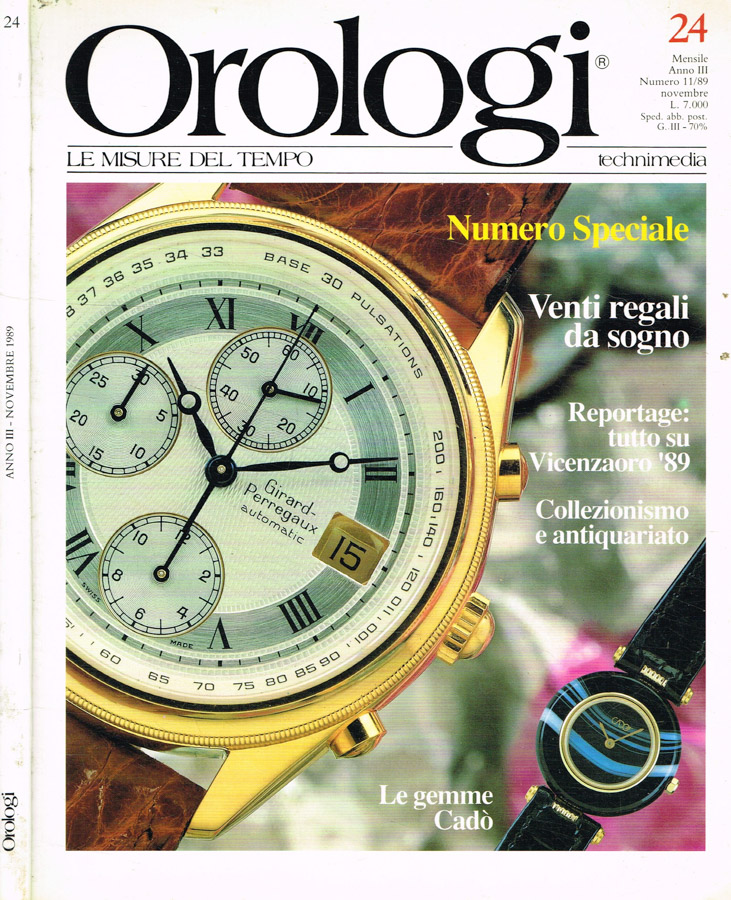 Orologi. Le misure del tempo. Anno III, n.24, novembre 1989