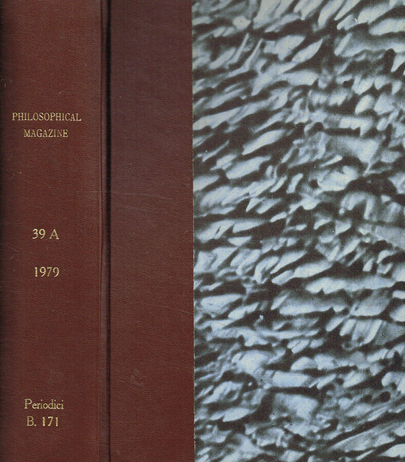 Philosophical magazine. Vol.39, sez.A, 1979