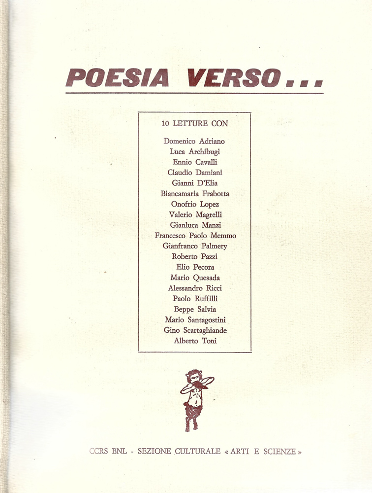 Poesia verso