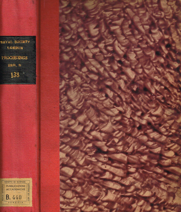 Proceedings of the royal society of London. Series B, Biological-Sciences. …