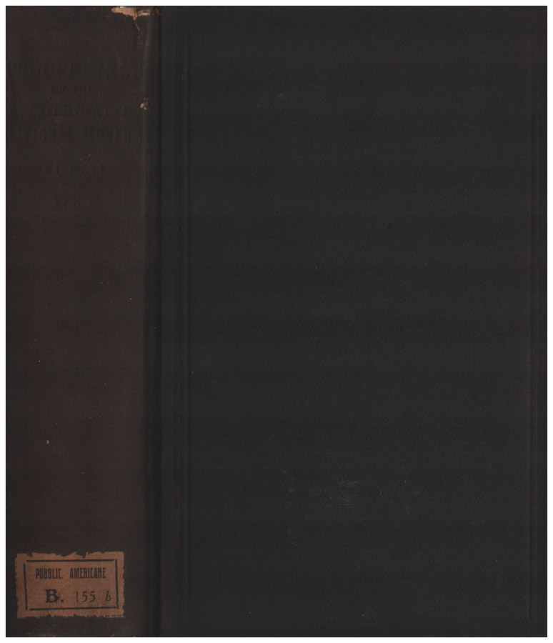 Proceedings of the United States National Museum vol XI - …