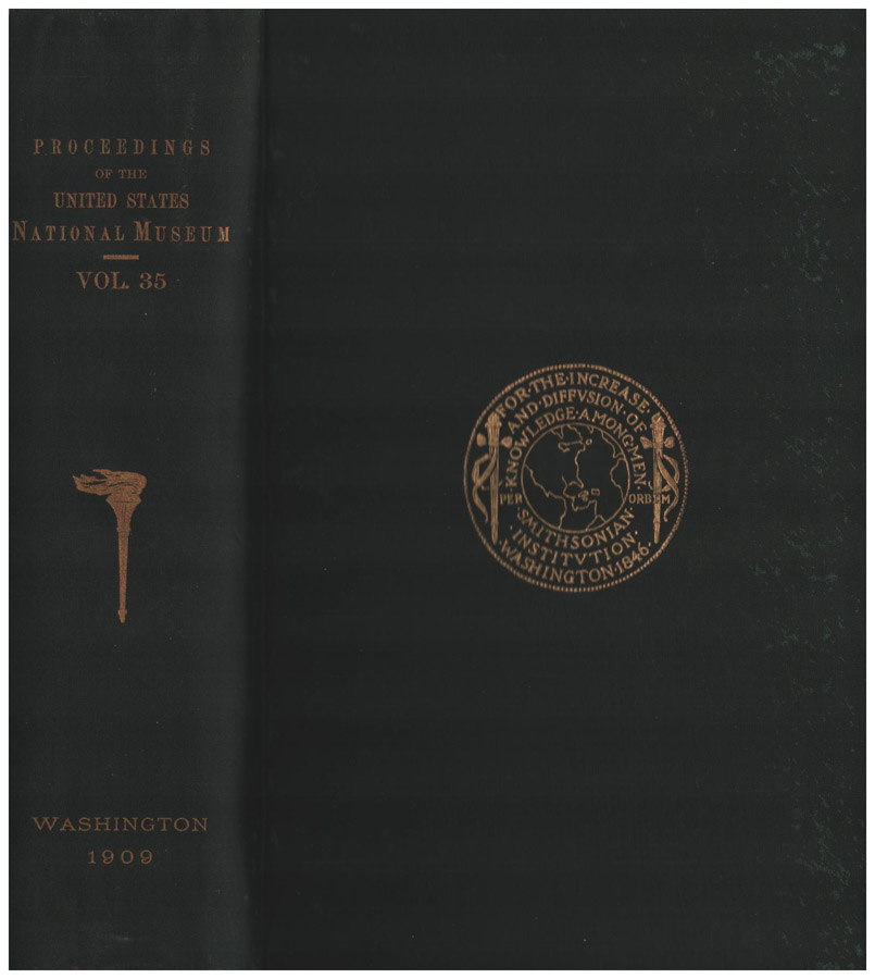 Proceedings of the United States National Museum vol XXXV - …