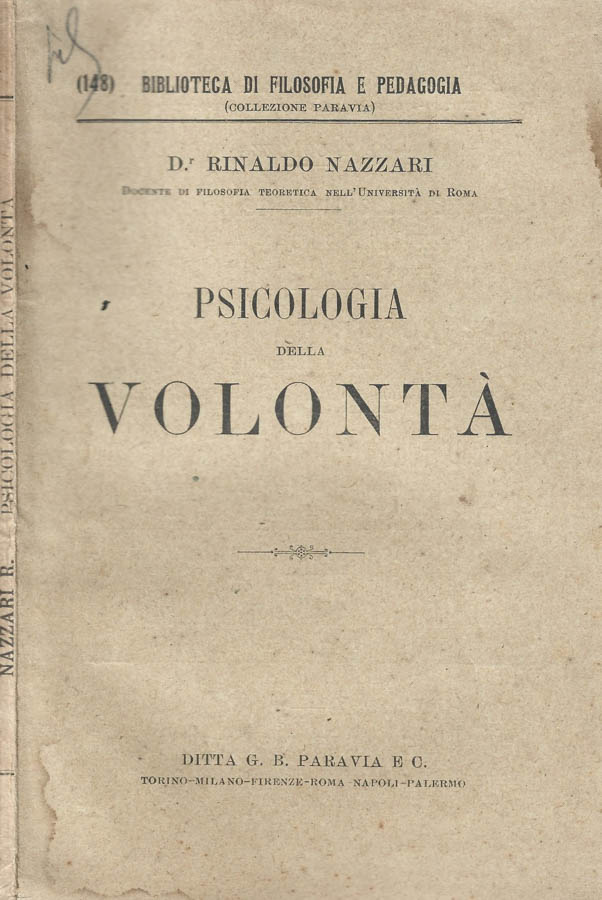 Psicologia della volontà