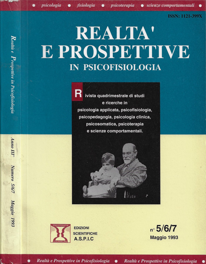 Realtà e Prospettive in Psicofisiologia. Anno III - N. 5/6/7 …