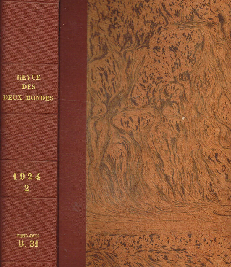 Revue des deux mondes. XCIV année, septieme periode, tome vingtieme