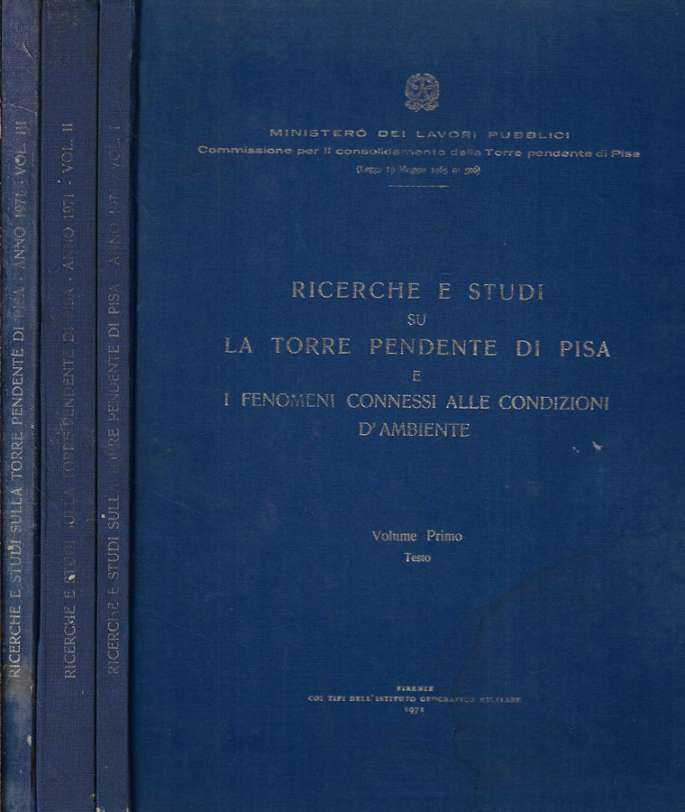 Ricerche e studi su la torre pendente di Pisa e …