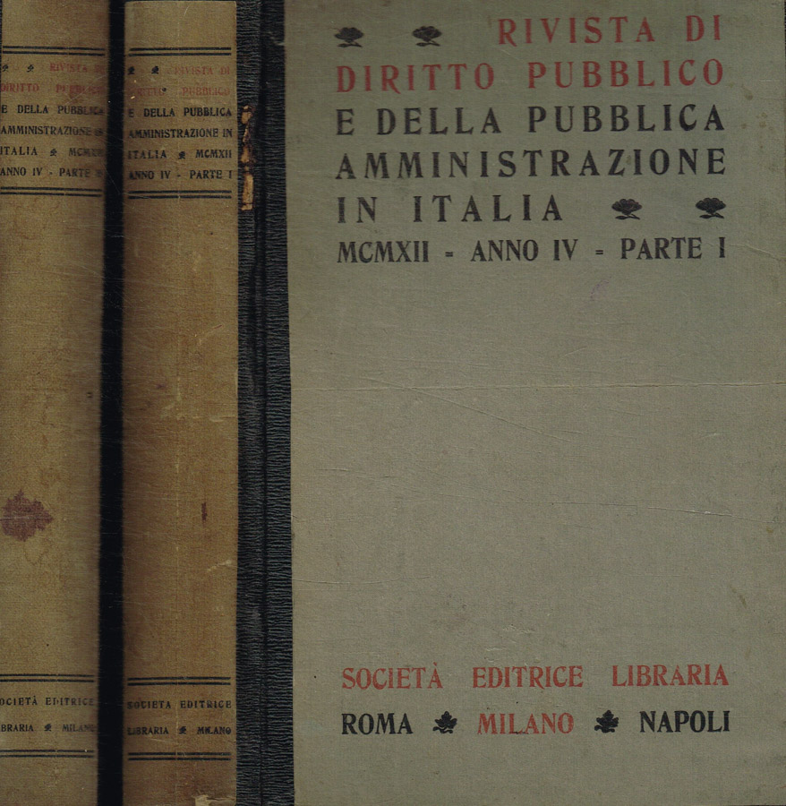 Rivista di diritto pubblico e della pubblica amministrazione in Italia. …