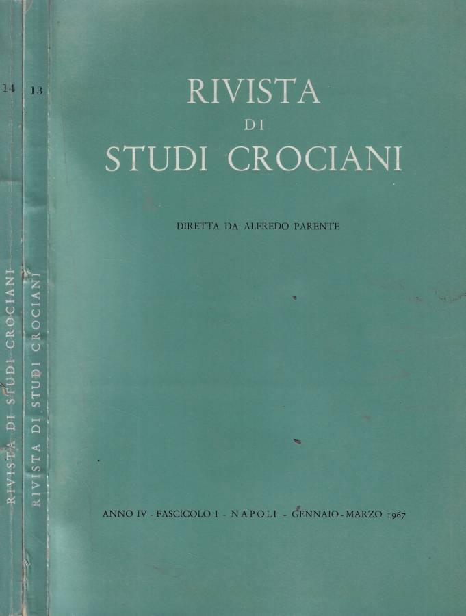 Rivista di studi Crociani fasc. I-II Anno 1967