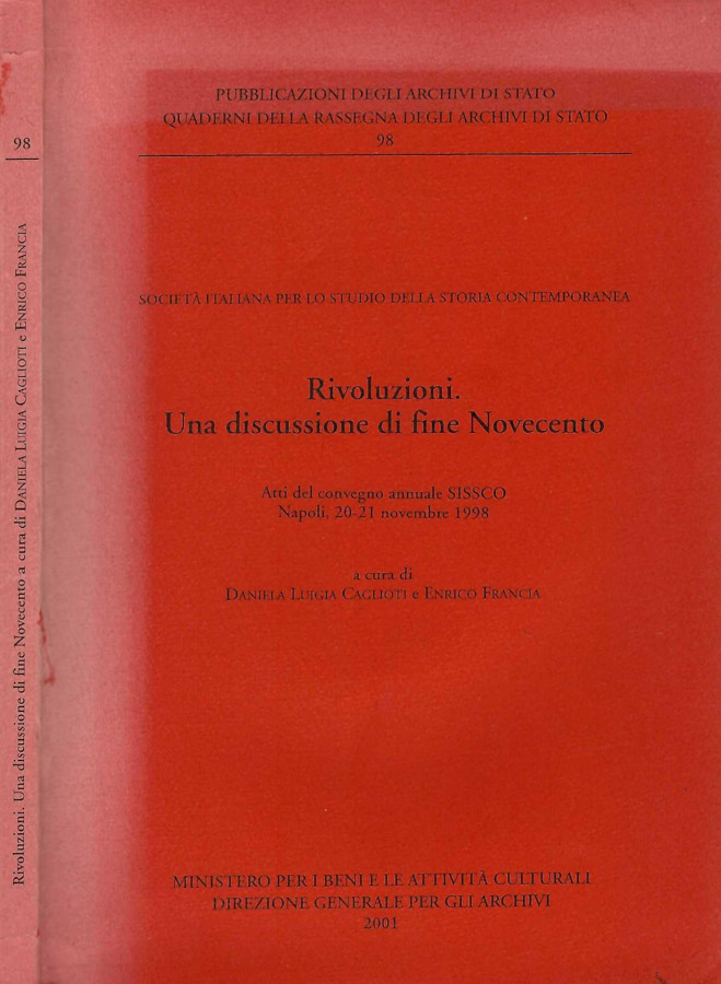 Rivoluzioni. Una discussione di fine Novecento