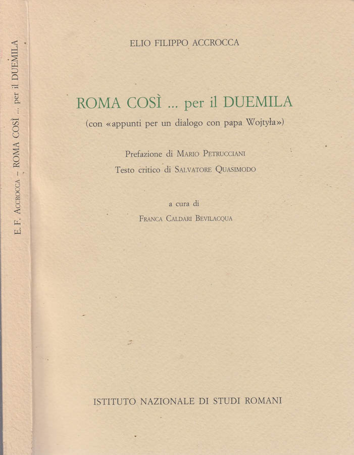 Roma così per il duemila