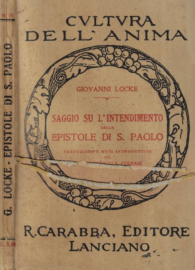 Saggio su l'intendimento delle epistole di S. Paolo