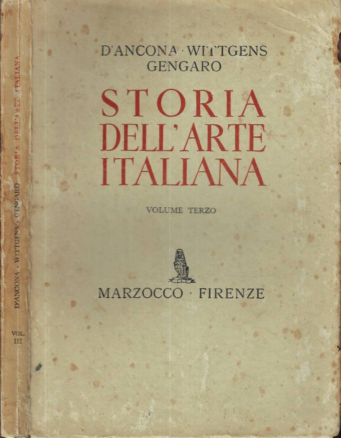Storia dell' arte italiana Vol. III