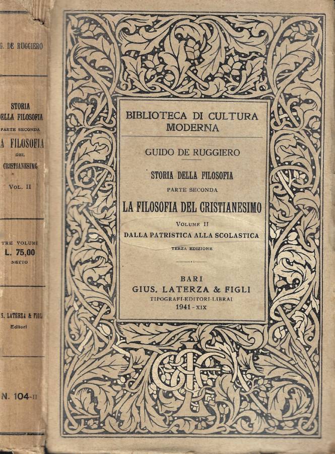 Storia della filosofia Parte II- La filosofia del cristianesimo Vol. …
