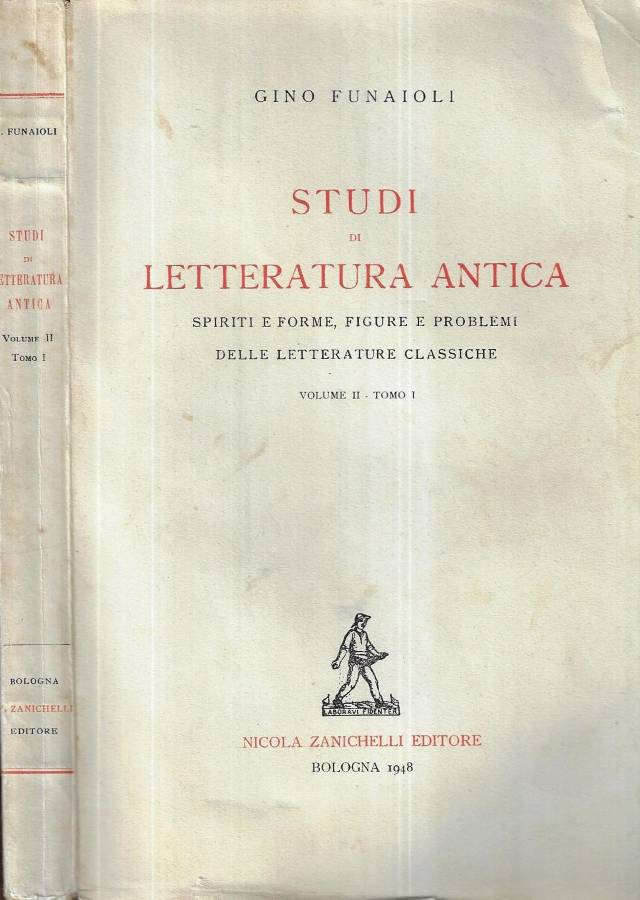 Studi di letteratura antica Vol. II, Tomo I