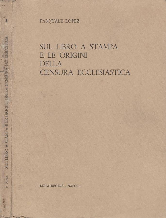 Sul libro a stampa e le origini della censura ecclesiastica