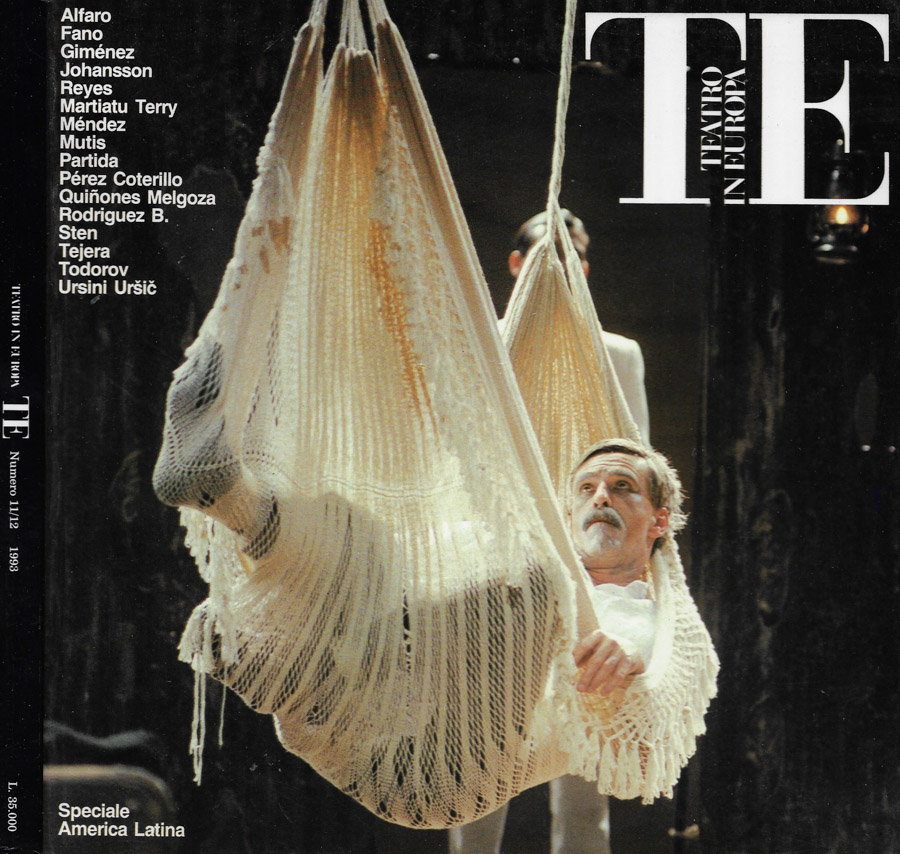 Teatro in Europa. Rivista quadrimestrale - Anno 1993 - N. …