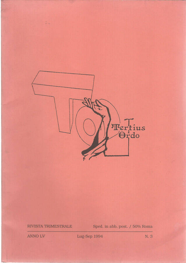 Tertius Ordo Annus LV n° 3 1994