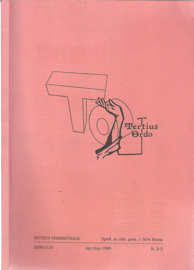 Tertius Ordo Annus LVI n° 2-3 1995
