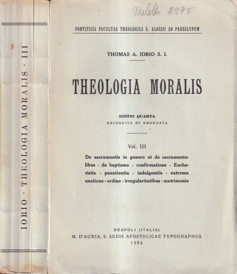 Theologia moralis, volume III