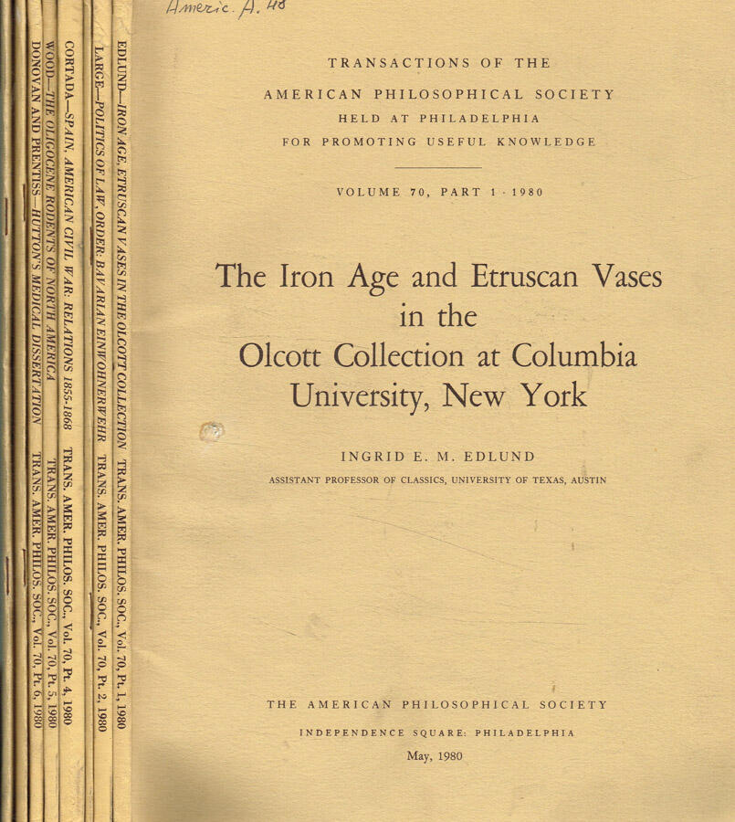 Transactions of the american philosophical society held at philadelphia for …