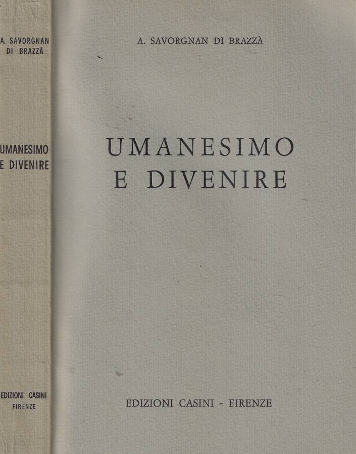 Umanesimo e divenire