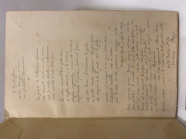 Antologia breve dagli scritti postumi di Ettore Serra. (DEDICA - …