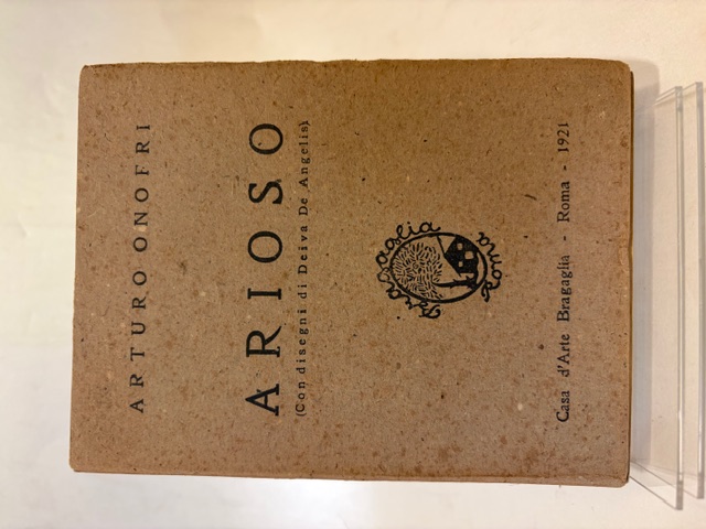 Arioso. Con disegni di Deiva de Angelis. (DEDICA)