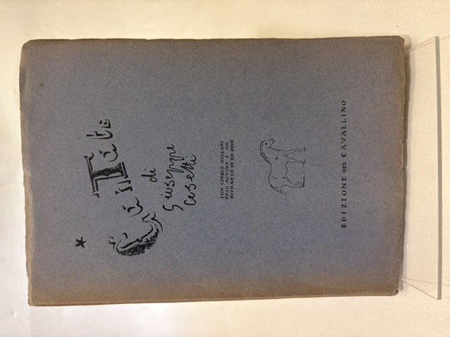 Cantate di Giuseppe Cesetti. Con cinque disegni dell'autore e un …