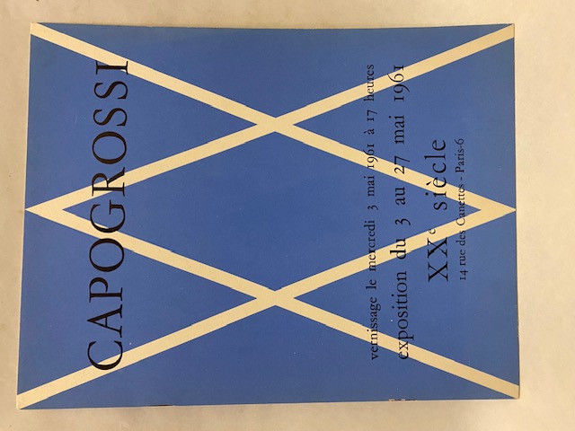 Capogrossi XX siècle - Du 3 au 27 Mai 1961. …