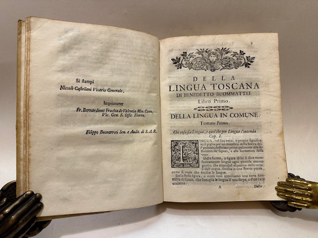 Della lingua toscana, di Benedetto Buommattei pubblico lettore di essa …