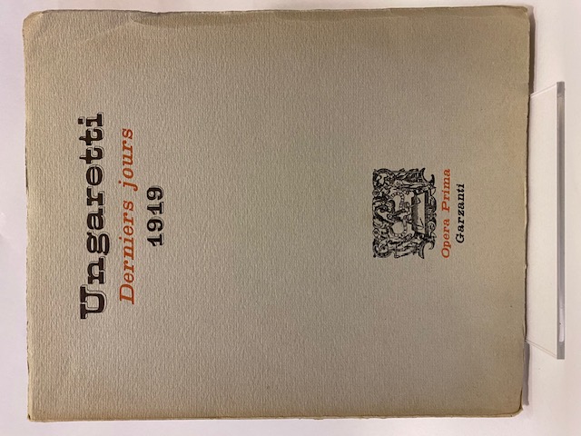 Derniers jours 1919.