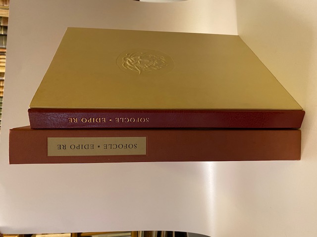 Edipo Re, Versione italiana di Manara Valgimigli Acquaforti di Manzù.