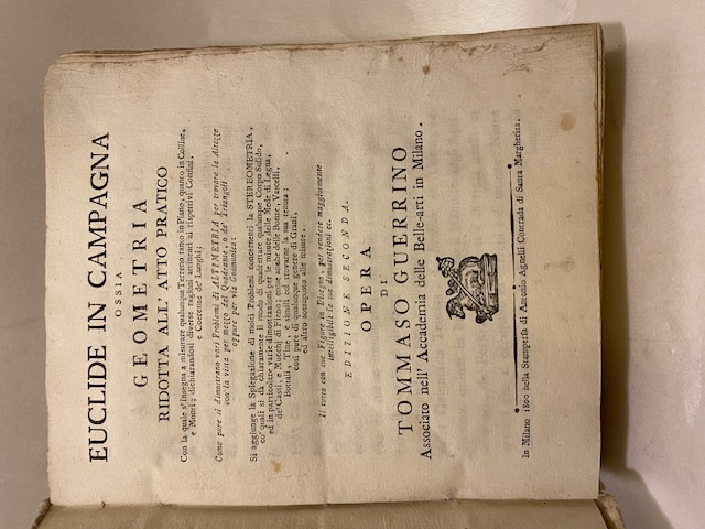 Euclide in campagna ossia geometria ridotta all'atto pratico con la …