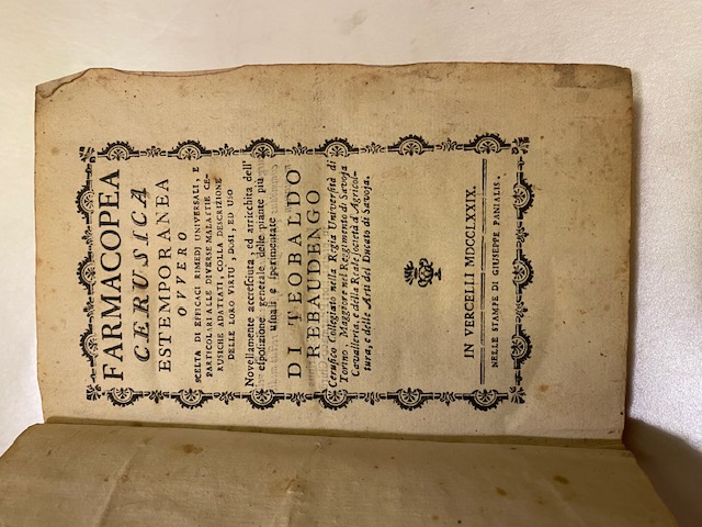 Farmacopea cerusica estemporanea ovvero scelta di efficaci rimedj universali, e …