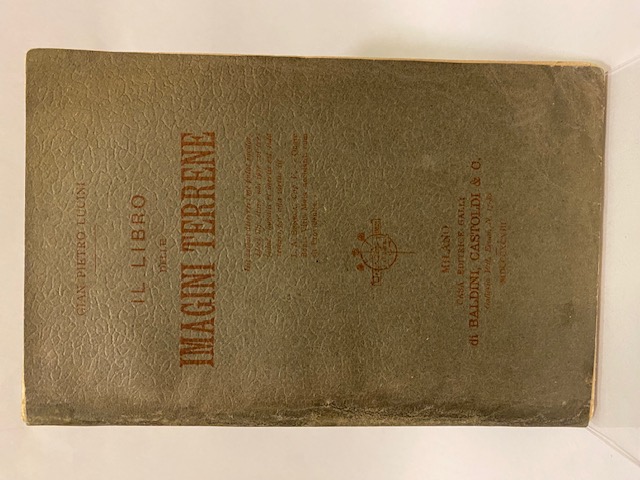 Il libro delle immagini terrene. (DEDICA)