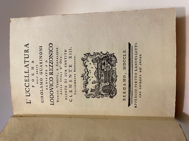 L'Uccellatura poema.