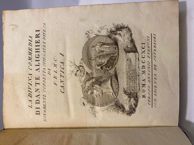 La Divina Commedia, nuovamente corretta spiegata e difesa da F.B.L.M.C. …