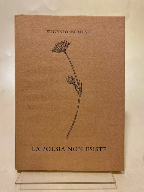 La poesia non esiste.