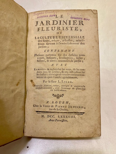 Le jardinier fleuriste, ou la culture universelle des fleurs, arbres, …