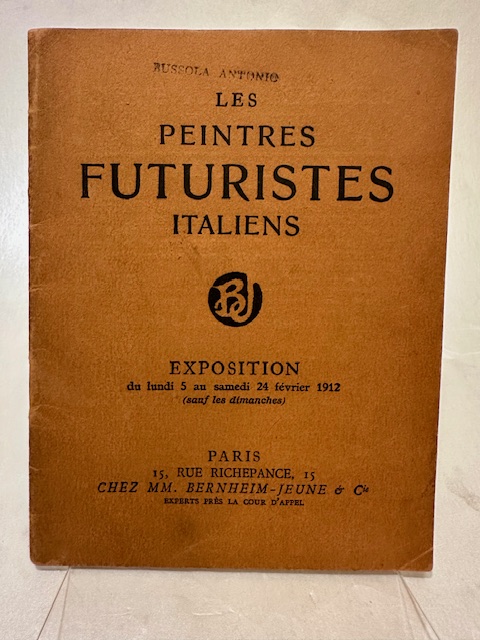 Les Peintres futuristes italiens. Exposition due 20 mai au 5 …