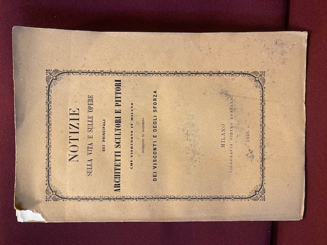 Notizie sulla vita e sulle opere dei principali architetti scultori …