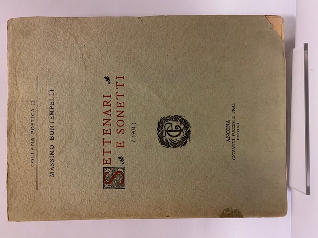 Settenari e Sonetti (1904).