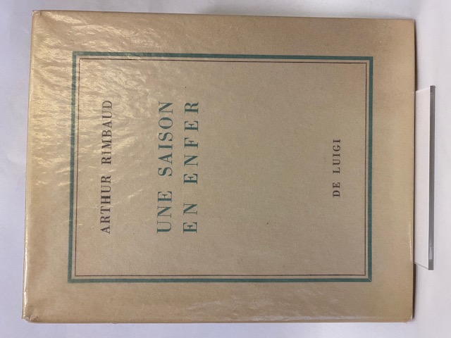 Une saison en enfer. Con dieci eliotipie da acqueforti di …