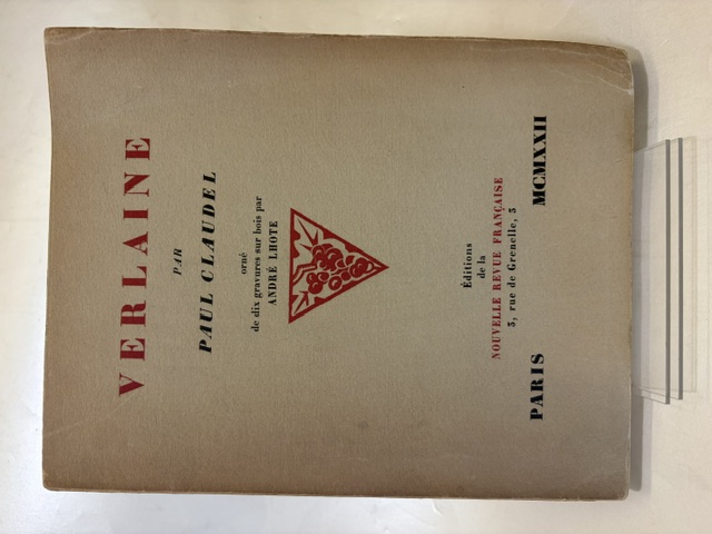 Verlaine. Orné de dix gravures sur bois par André Lhote.